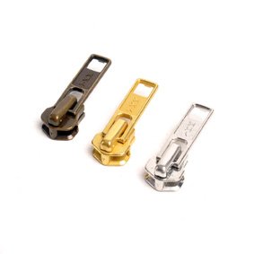 Slider YKK 5 CN for Metal zippers, Gold, 10pcs.